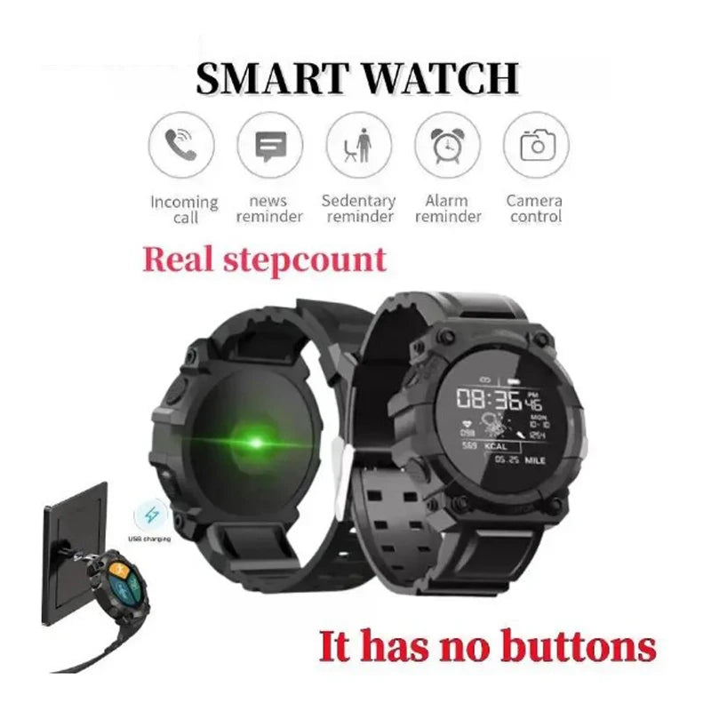 2024 relógio inteligente masculino e feminino bluetooth smartwatch ip68 touchscreen pulseira de fitness esportes banda inteligente para ios android