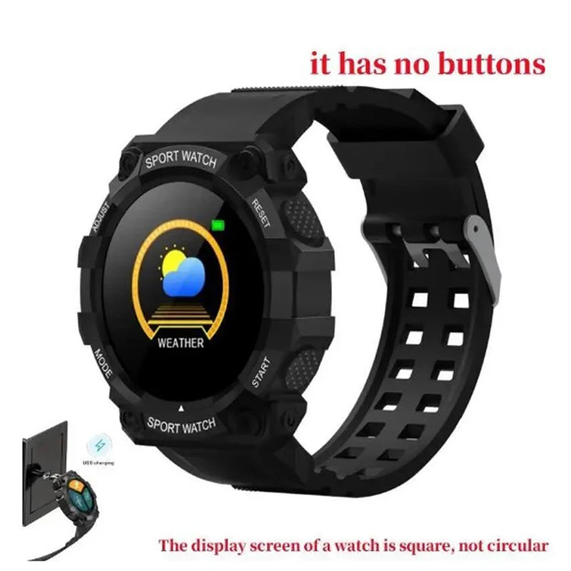 2024 relógio inteligente masculino e feminino bluetooth smartwatch ip68 touchscreen pulseira de fitness esportes banda inteligente para ios android