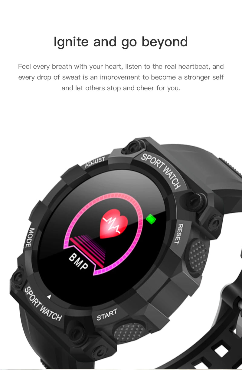 2024 relógio inteligente masculino e feminino bluetooth smartwatch ip68 touchscreen pulseira de fitness esportes banda inteligente para ios android