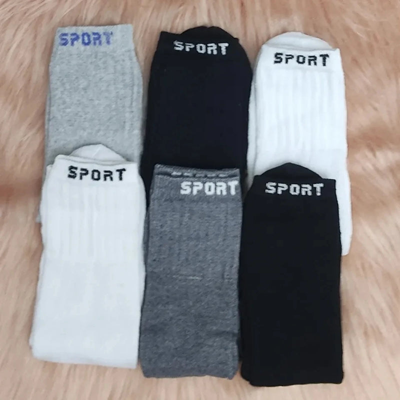 Kit 6 Pares de Meias Masculinas High Sport