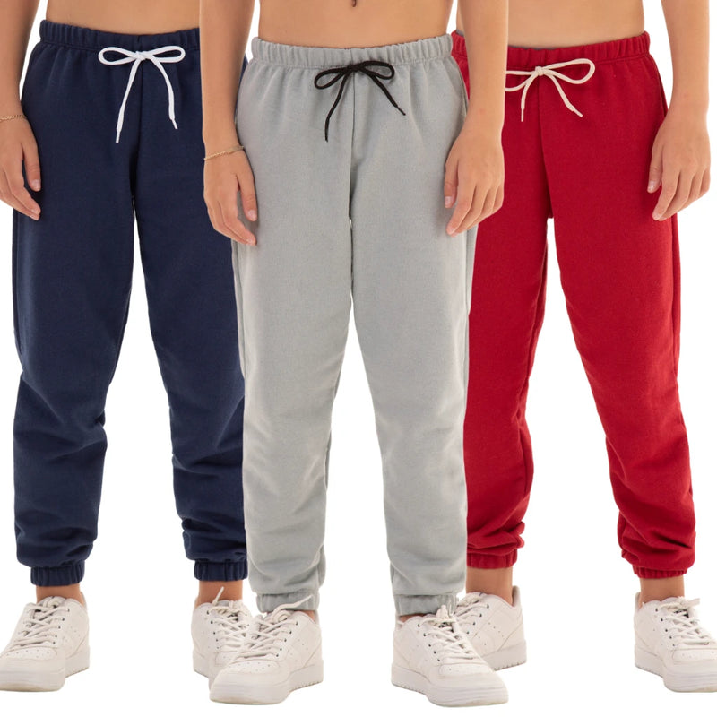 Kit 3 Calça Jogger Menino Conforto e Estilo Tamanho 2 ao 10