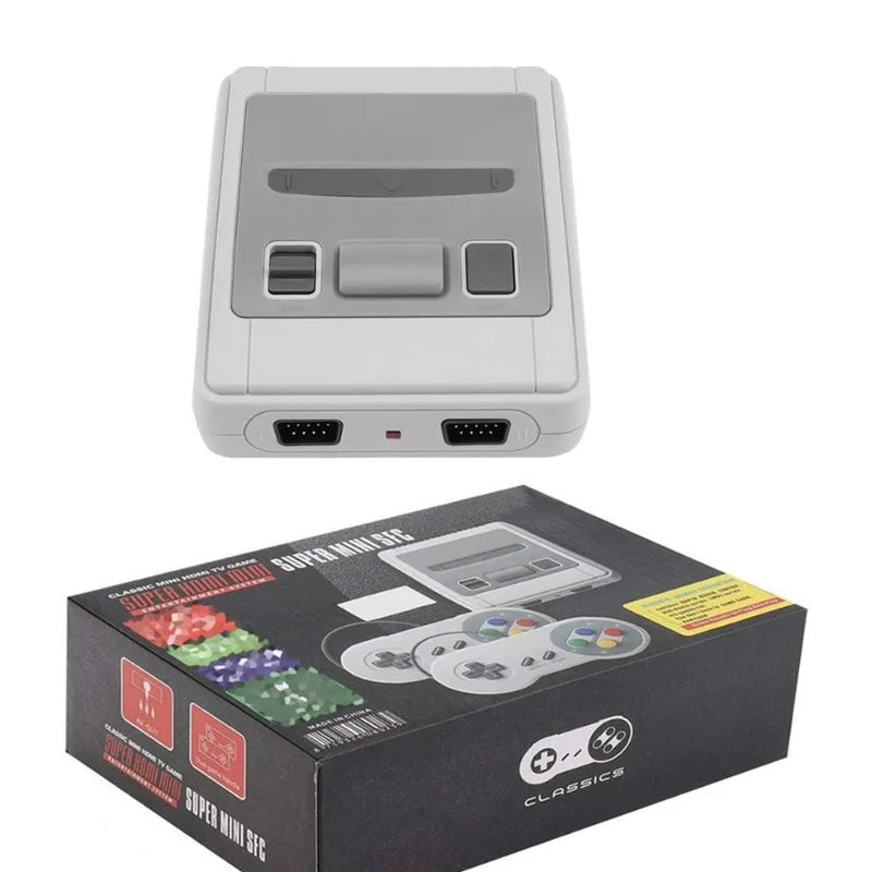 Videogame Super Mini 2 controla 620 jogos 8 bits